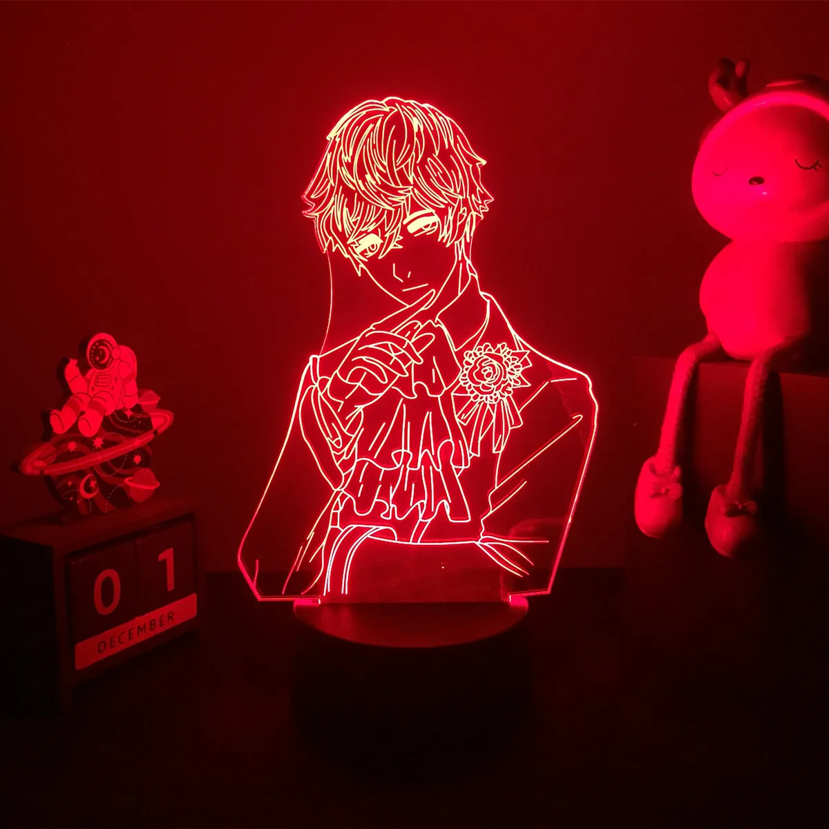 3d-лампа аниме Мистик-мессенджер светодиодный ночсветильник для детской комнаты