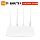 Роутер Xiaomi Mi 4A4A гигабитная версия 100M1000M 2,4 ГГц 5 ГГц Wi-Fi 1167 Мбитс Wi-Fi ретранслятор 128 Мб DDR3 4 антенны сетевой расширитель