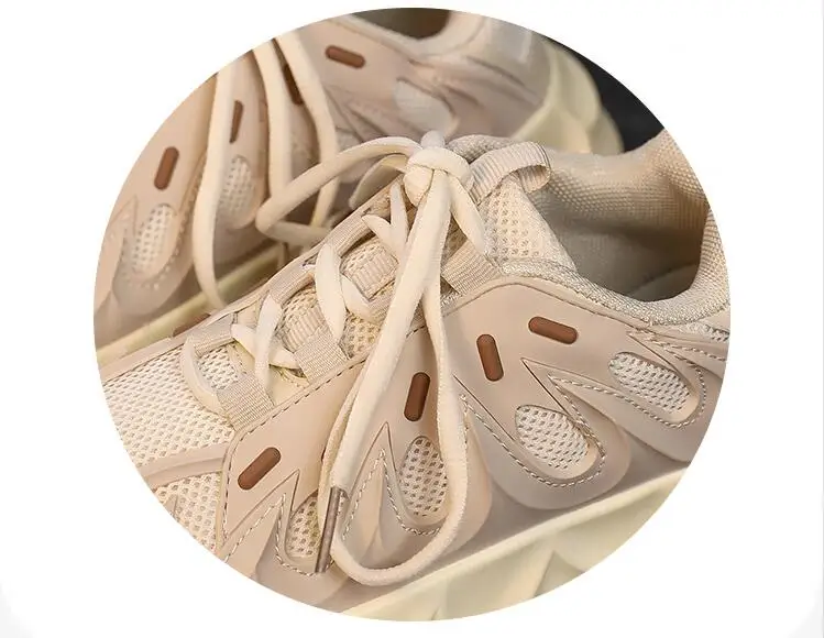 Женские дышащие кроссовки с круглым носком Сетчатые для отдыха Прямая поставка