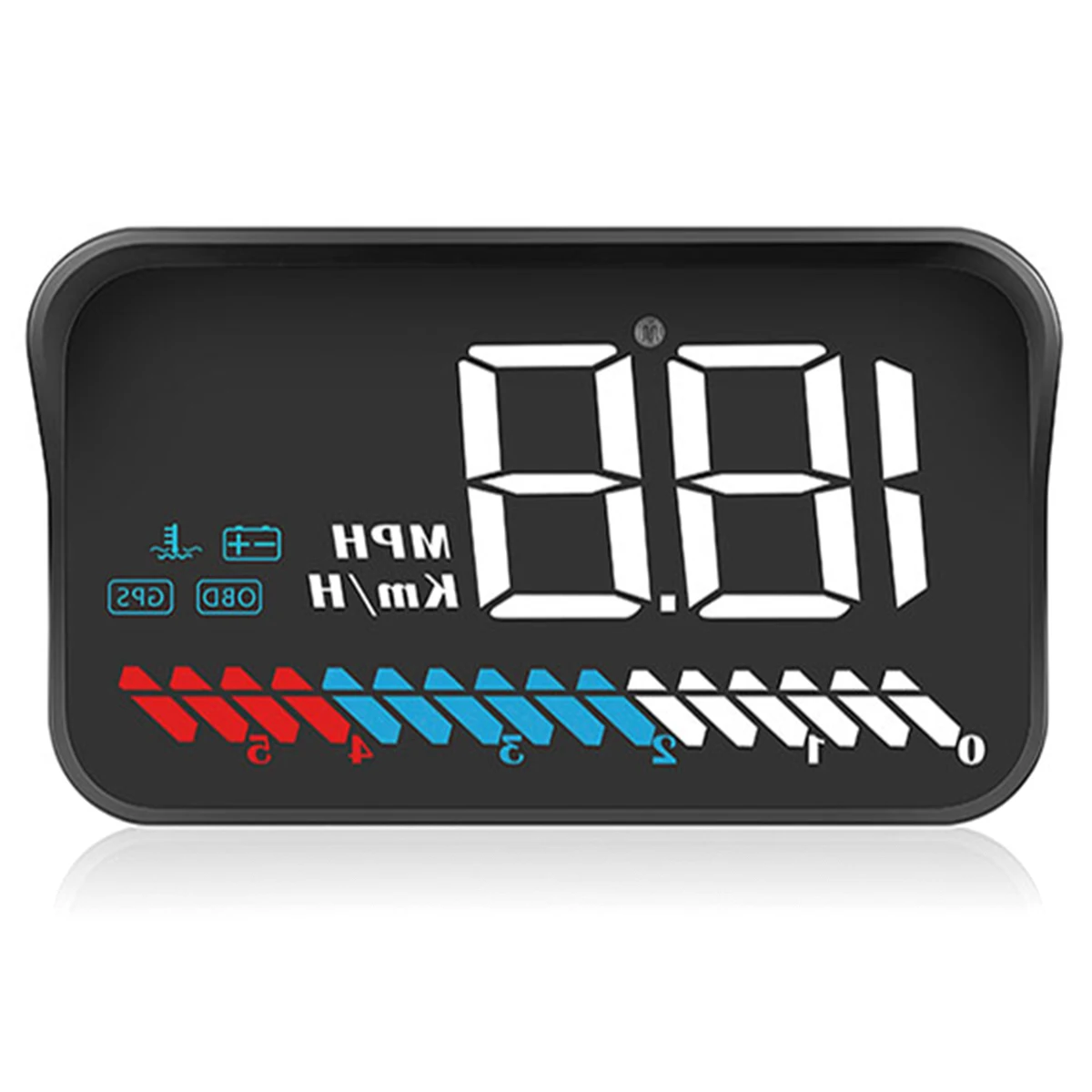 DC11-18V 3.5inch multifunctions Car OBD GPS dual system Hud Speedometer Black Head Up Display Digital Speed Windshield Projector |