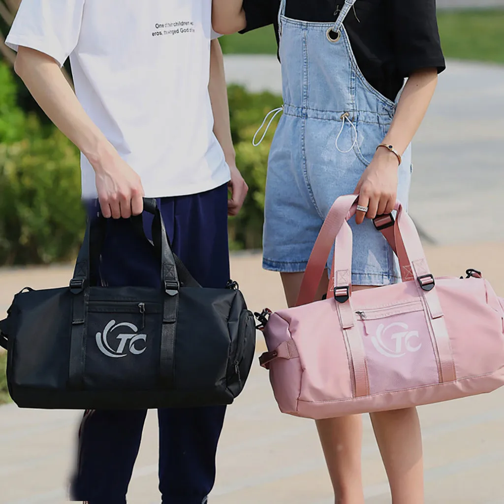 Waterproof Men Sports Gym Bags Yoga Fitness Nylon Dry And Wet Separation Shoes Position Bag Large-capacity Travel | Багаж и сумки