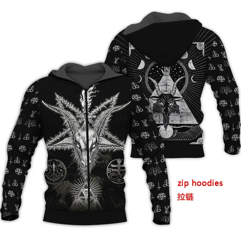 

PLstar Cosmos Viking Tattoo 3D All Over Printed Shirts 3D Print Hoodie/Sweatshirt/Zipper Man Women satan Tattoo