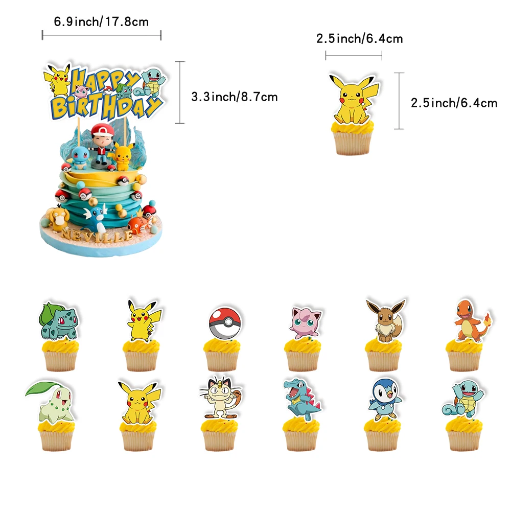 1 набор детский воздушный шар в виде покемона | Дом и сад