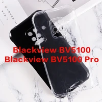 transparent phone case for blackview bv5100 silicon caso soft black tpu case for carcasas blackview bv5100 pro back cover etui