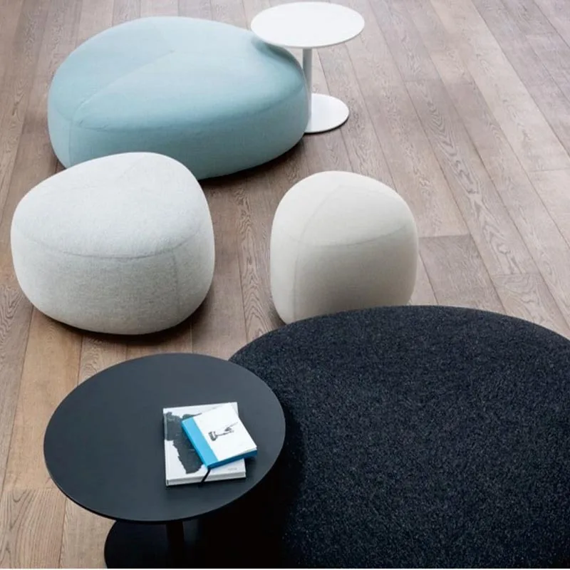 Креативный стул простой современный для гостиной балкона тканевый Маленький