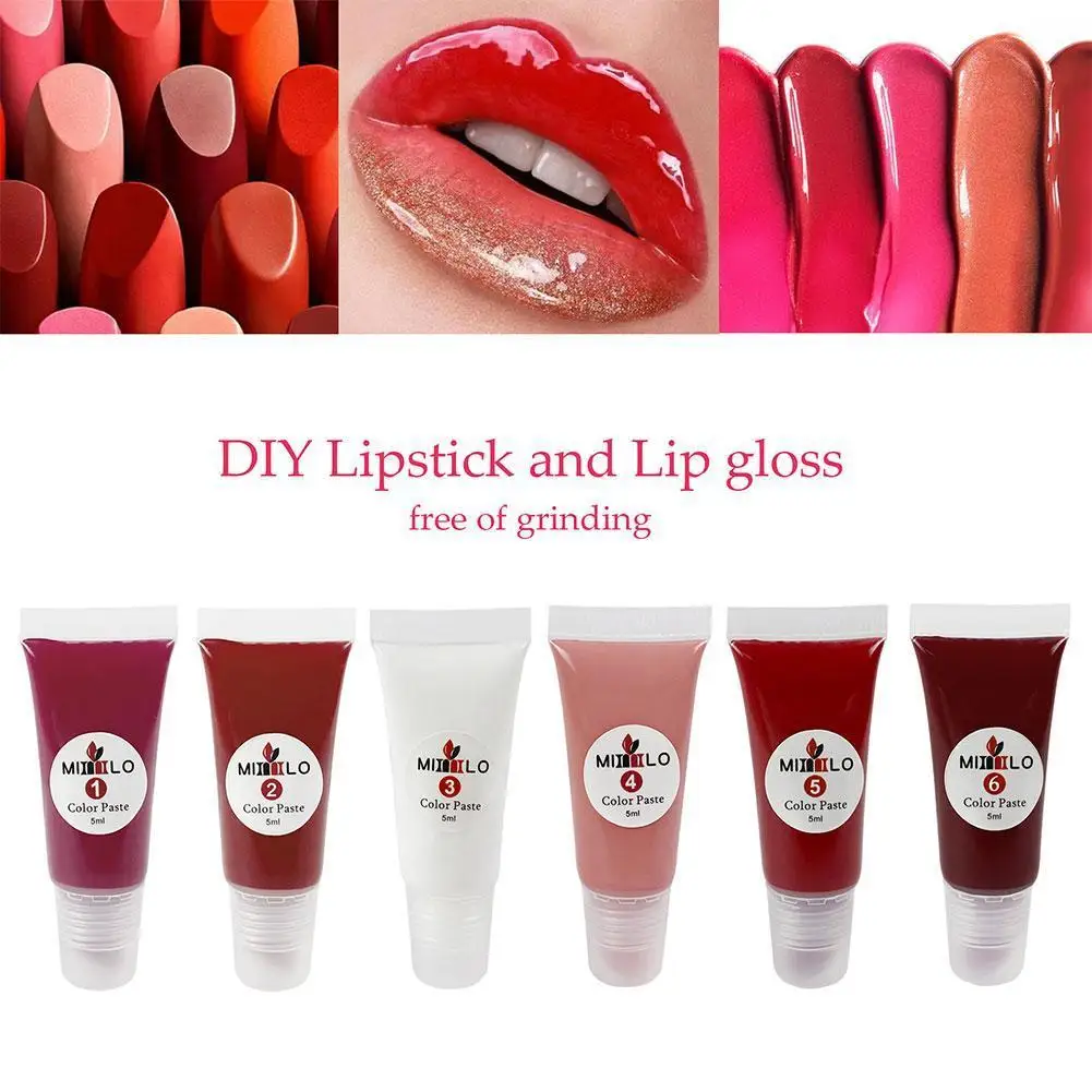 

Lip Gloss Base Oil Lipstick Non-stick DIY Lip Stick Material DIY Gel Lipstick Base Pigment Microblading Material Moisturizi F4Q5