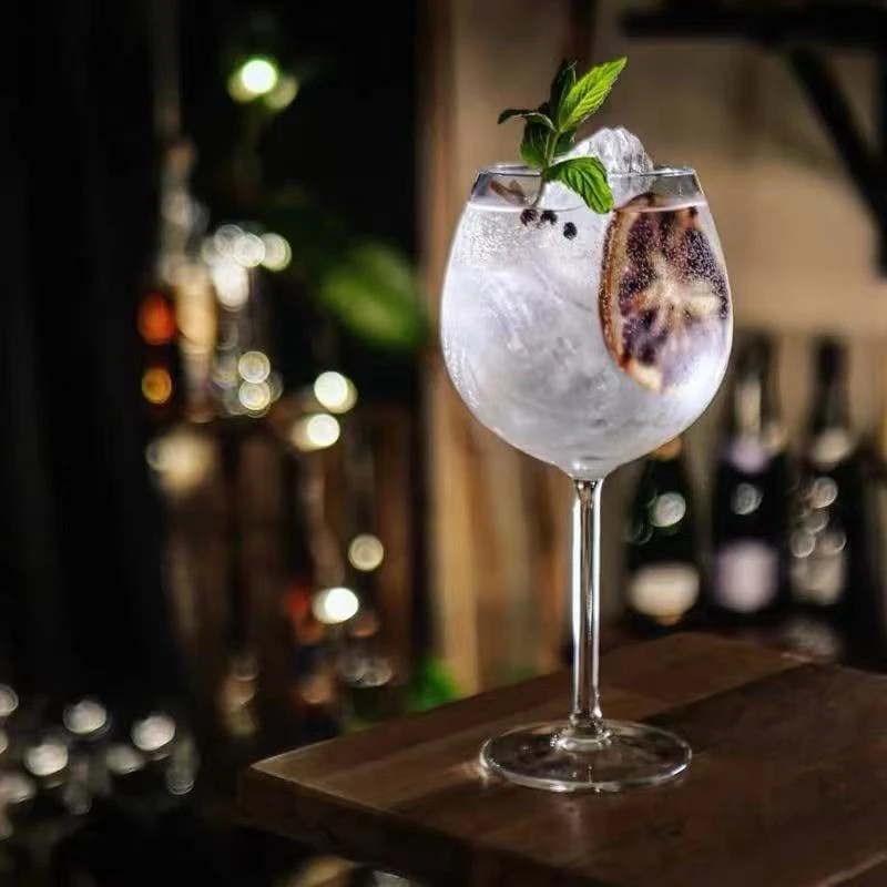 

Gin and Tonic Cocktail Glass Lead-free Crystal Goblet Goblet Wine Glass