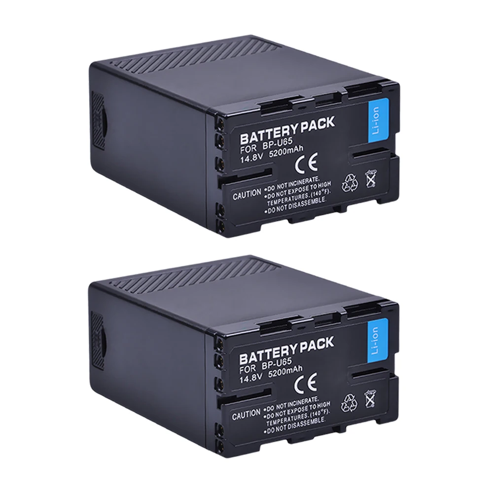 Аккумулятор 5200 мА · ч BP-U65 BP-U90 с USB и портами D-TAP для Sony BP U65 PMW EX1 EX1R EX3 F3 F3K F3L |