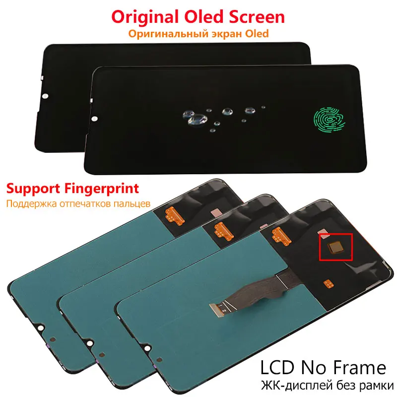 

Original Oled Display For Huawei P30 ELE-L29 L09 L04 LCD Support Fingerprint 10 Touches Screen Replacement For Huawei P30 P 30
