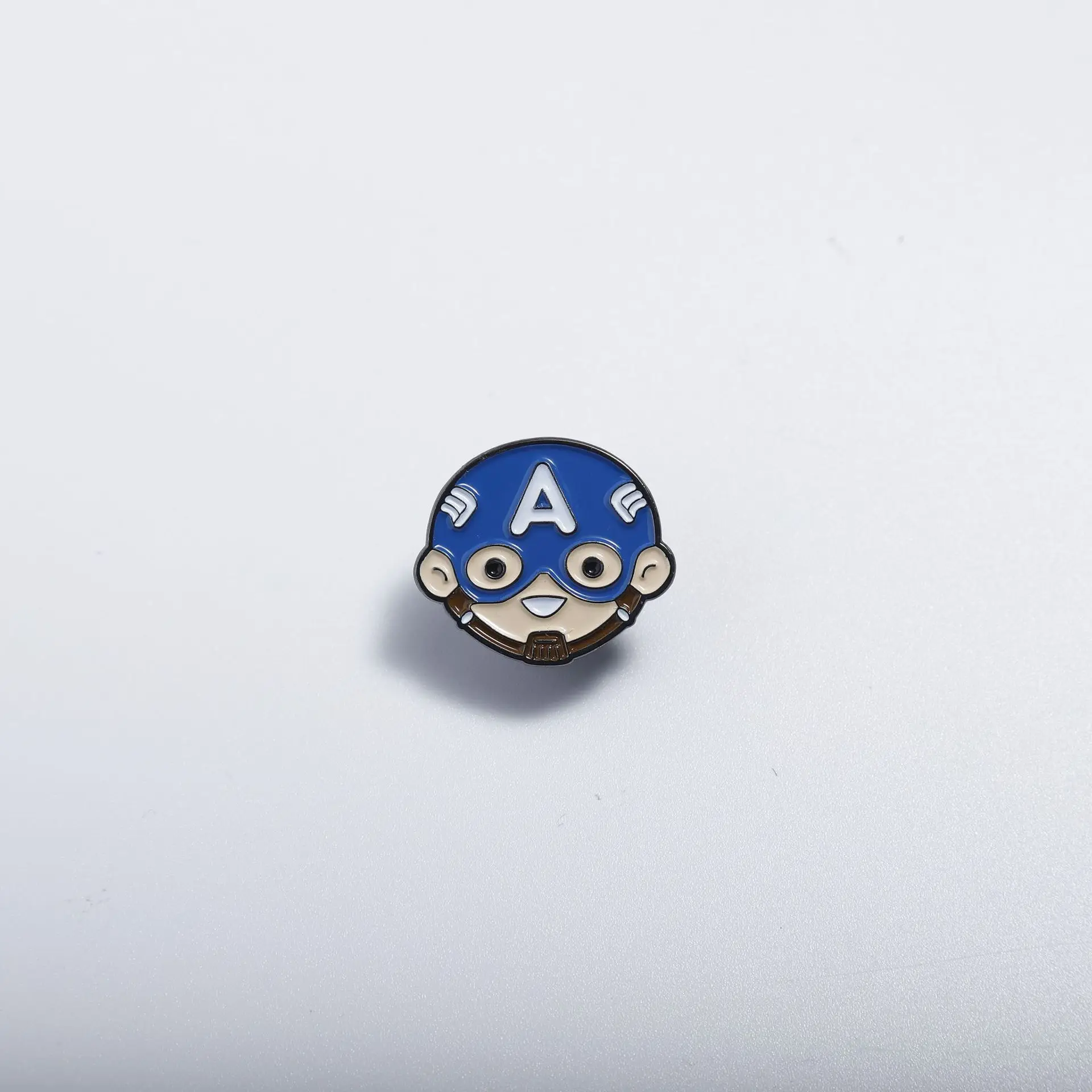 Металлический значок с героями мультфильмов Marvel Мстители Капитан Америка Тор