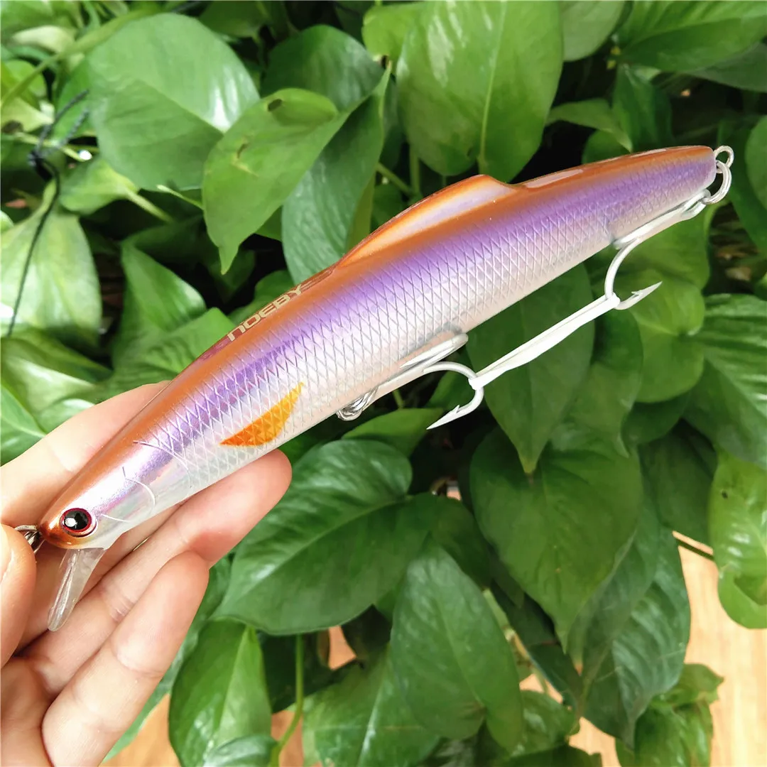 

NOEBY 4pcs 16cm 60g Trolling Fishing Lure Sinking Minnow Big Saltwater Artificial Hard Bait Wobblers