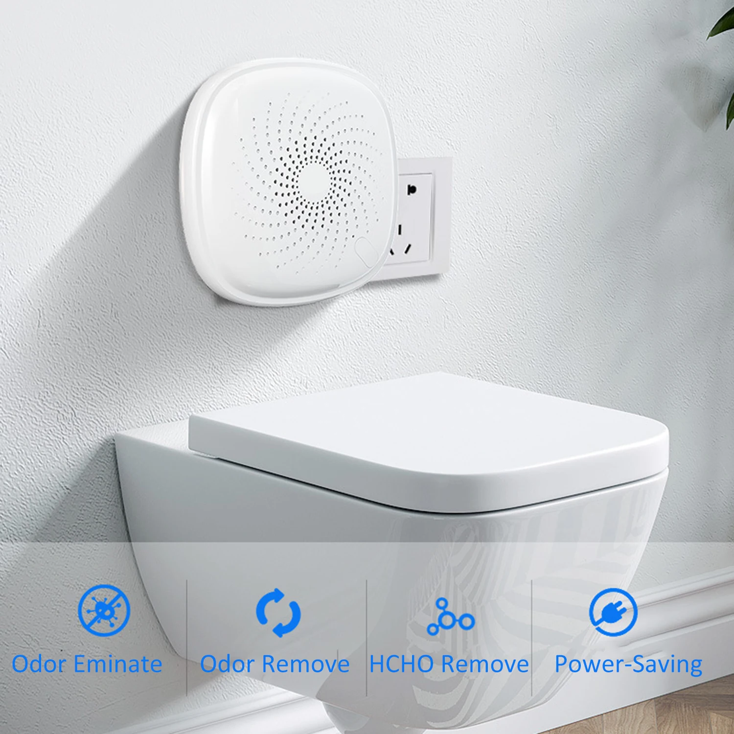 2-in-1 Air Purifier Ozone Generator Mini Ionizer Deodorizer Portable Cleaner Odor Eliminator for Rooms Smoke and Pets |