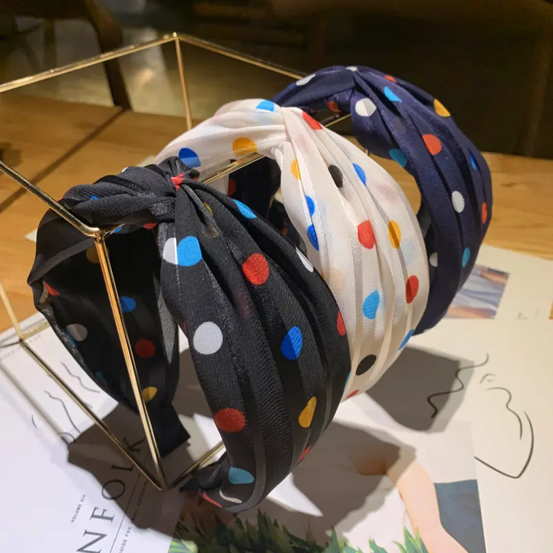 Корейская мода аксессуары для волос волнистая повязка на голову с широкими