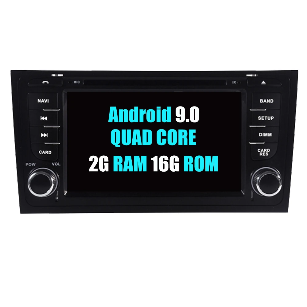PX30 Android 9.0 Для Audi A6 C5 S6 RS6 Android 9,0 2 Din автомобильный стерео DVD gps Аудио Видео плеер Android для Audi A6 C5 S6 RS6+ HD камера - Цвет: PX30 Android 9.0