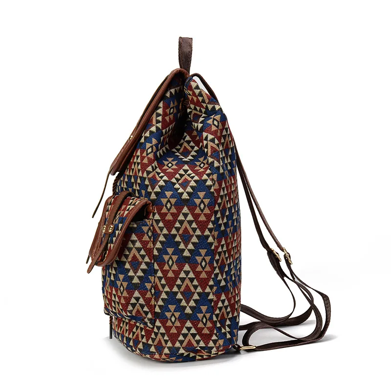 Фото Рюкзак Plecak Damski Sac Bolsos Mochila Masculina, рюкзак для ноутбука, школьные сумки, национальные дорожные рюкзаки, уличные холщовые сумки №2