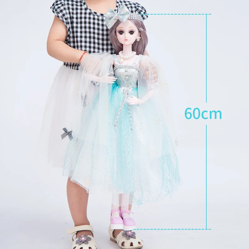 Шарнирная кукла 60 см подвижная шарнирная пластиковая Реалистичная без одежды