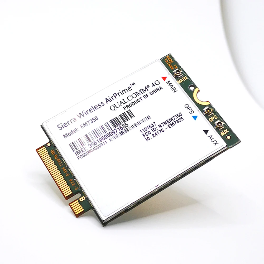 Sierra беспроводной AirPrime EM7355 Gobi 5000 4G LTE модуль NGFF WWAN карта для AT&T|Аксессуары батарей| |