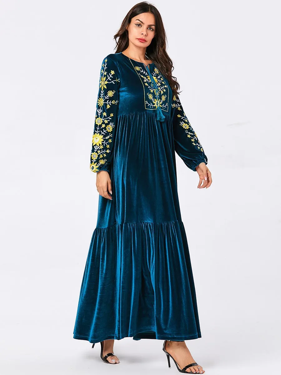 Мусульманское платье мусульманская одежда удобная модная женская большого