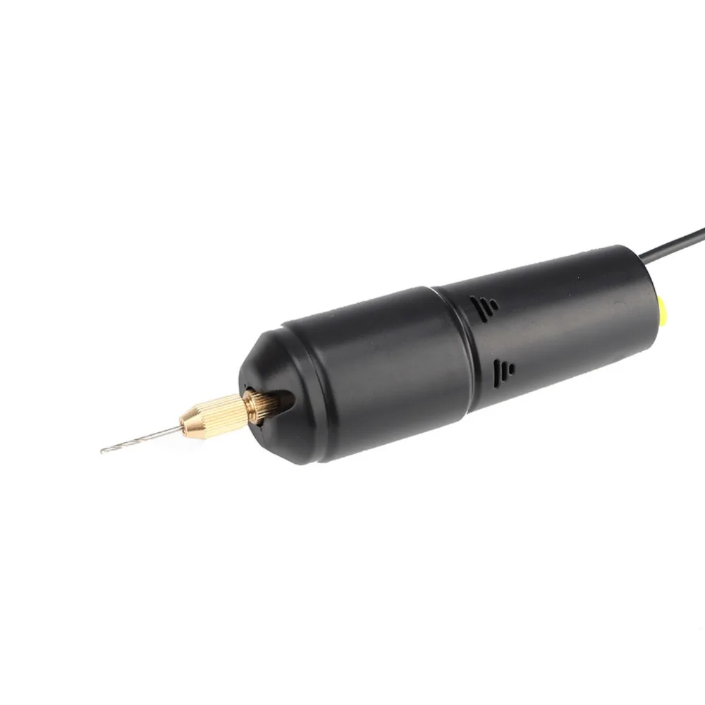 5 в 18 Вт Электрическая дрель с usb-кабелем, портативная мини маленькая ручная микро USB дрель с 3 шт. битами DC 5 В, набор мини-ручных сверл