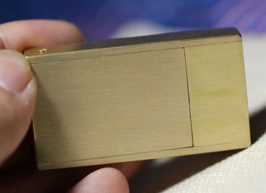 JHCP Потяните зажигалку 5,5 3*1,2 cm латунная зажигалка