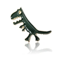 cartoon dinosaur enamel pins cute metal brooches jurassic animal badges bag lapel pin jewelry gift