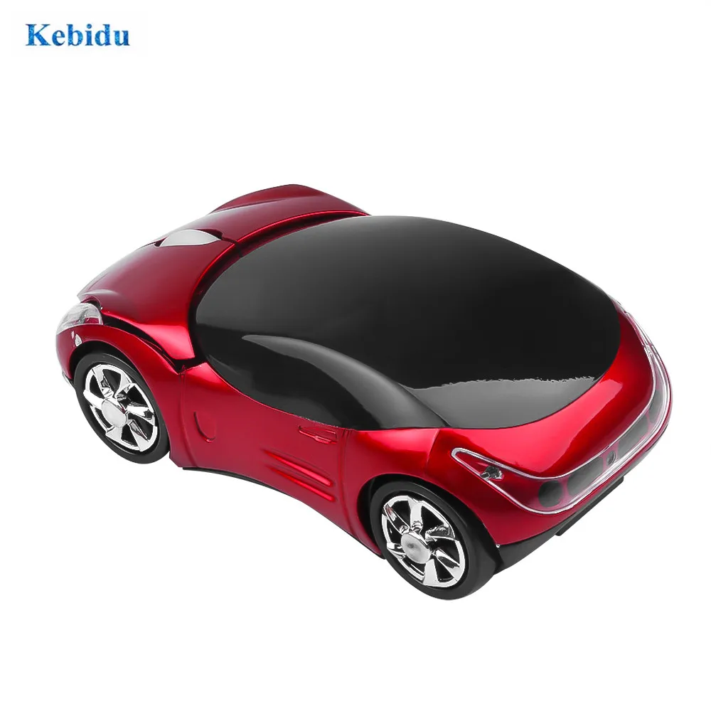 

KEBIDU Мышь 2,4 ГГц 1200 Точек на дюйм автомобиля Форма Беспроводной оптический Мышь USB прокрутки мыши компьютерных игр профессионального для пор...