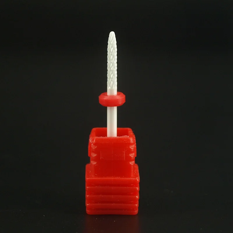 EasyNail 10pcs 2.35mm Ceramic Nail Drill Bit Electric Manicure Machine Accessories Nail Art Tools cuticle remover easywholesale