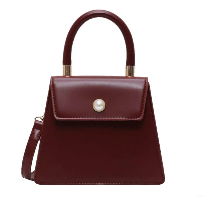 Стильная сумка через плечо сумки винтажные для женщин маленькая девочка жемчуг PU