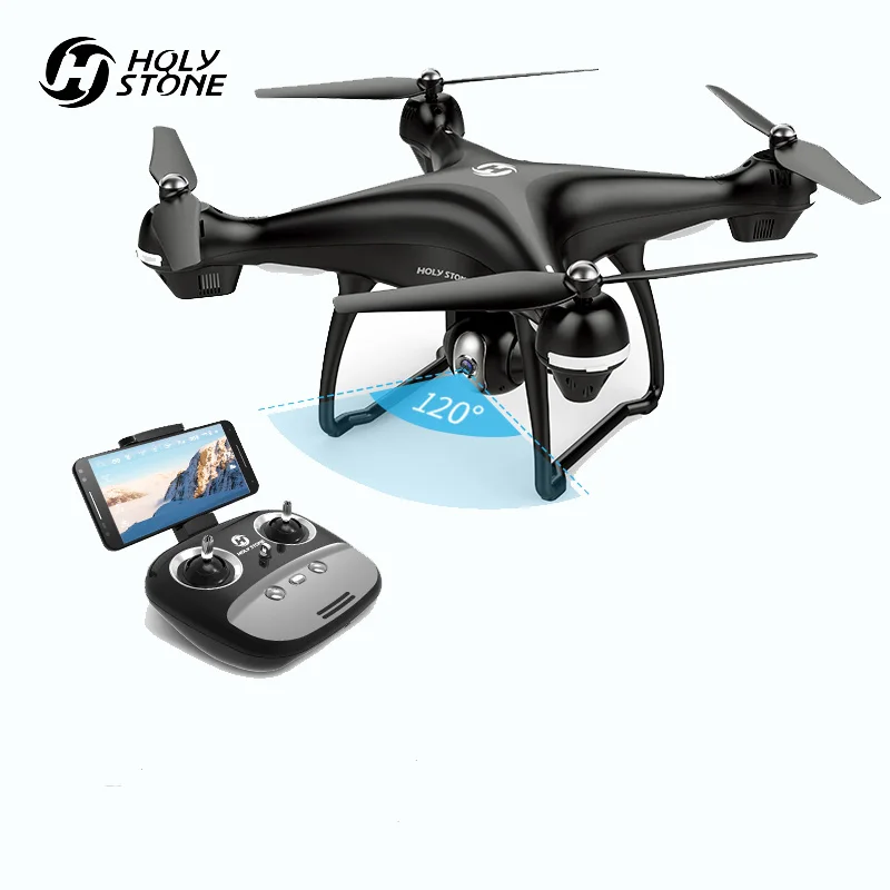 Holy Stone HS100 gps Дроны с 1080P HD камерой FPV Wifi Дрон gps RC Квадрокоптер 120 ° FOV широкоугольный Радиоуправляемый вертолет Квадрокоптер