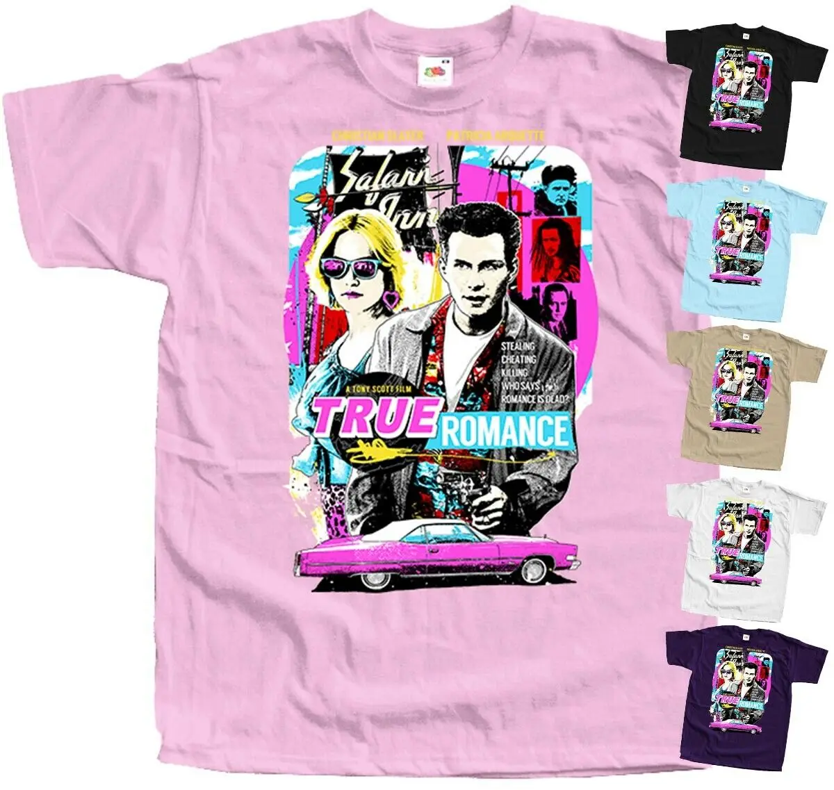 Настоящая любовь V2 преступностью о кино фильм постер 1993 футболка все размеры S