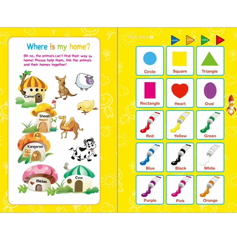 Детская обучающая машинка для изучения английского языка Детские обучающие