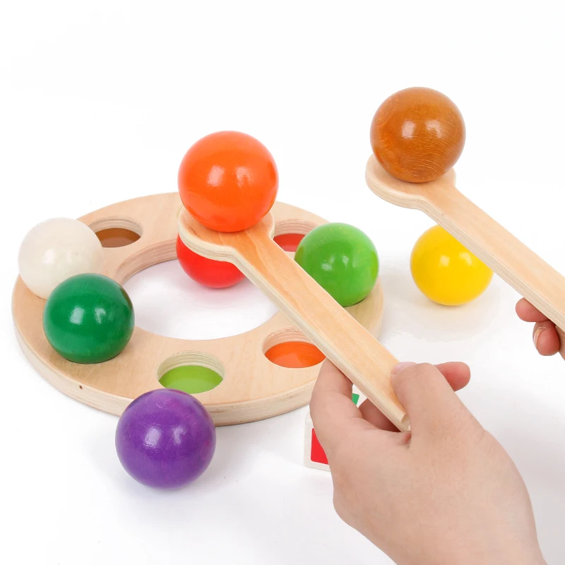 Деревянные игрушки для размножения мозга и радуги шарики haba rainbow billiard