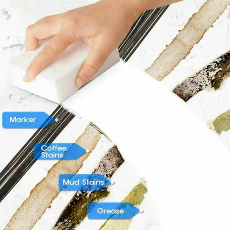 Меланиновые губки 10x6x2 см волшебная кухонная губка для мытья посуды