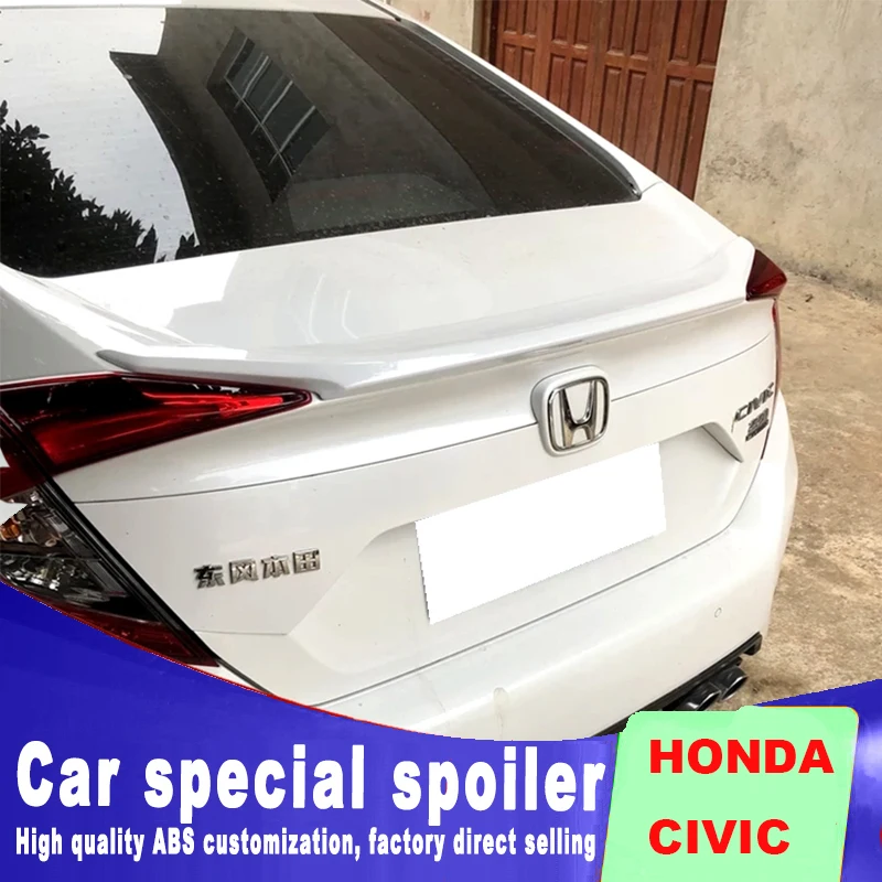 Золотистые кодовые режимы для honda civic 2016 2017 до Спойлеры Автомобильный задний
