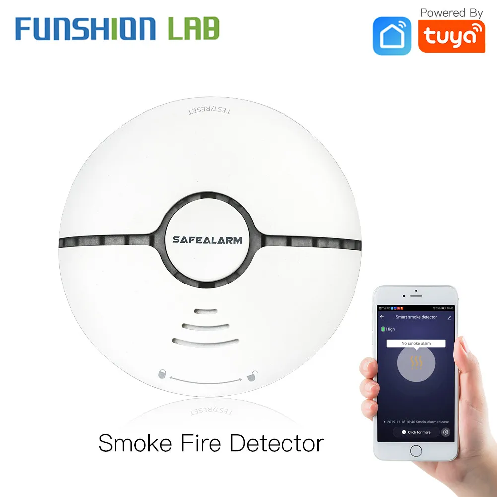 Смарт-датчик дыма и пожарной сигнализации с поддержкой Wi-Fi | Безопасность защита