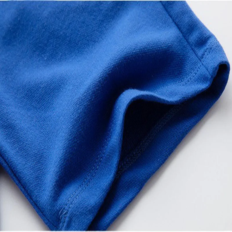 

Children's Suit Short Sleeve T-shirt +Shorts SuitSummer Cotton Baby Solid And Cartoon Best Friend Beach Holiday Set Clothes