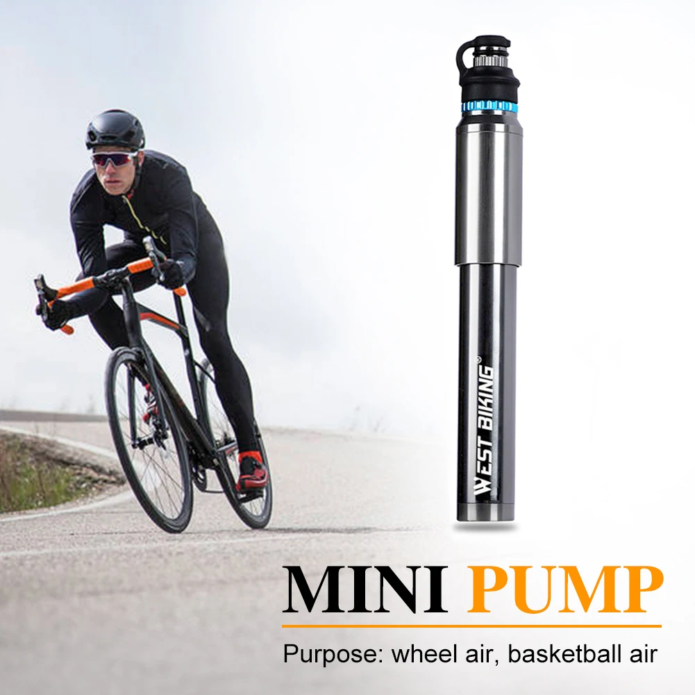 WEST BIKING велосипедный мини воздушный насос 150PSI портативный Presta/Schrader Клапан MTB