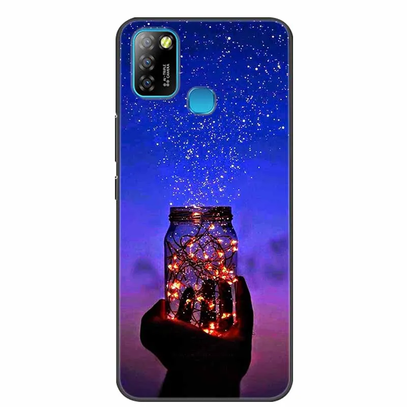for infinix hot 10 lite case cool painted soft silicone cover phone cases for infinix smart 5 smart5 case fundas hot10 lite capa free global shipping