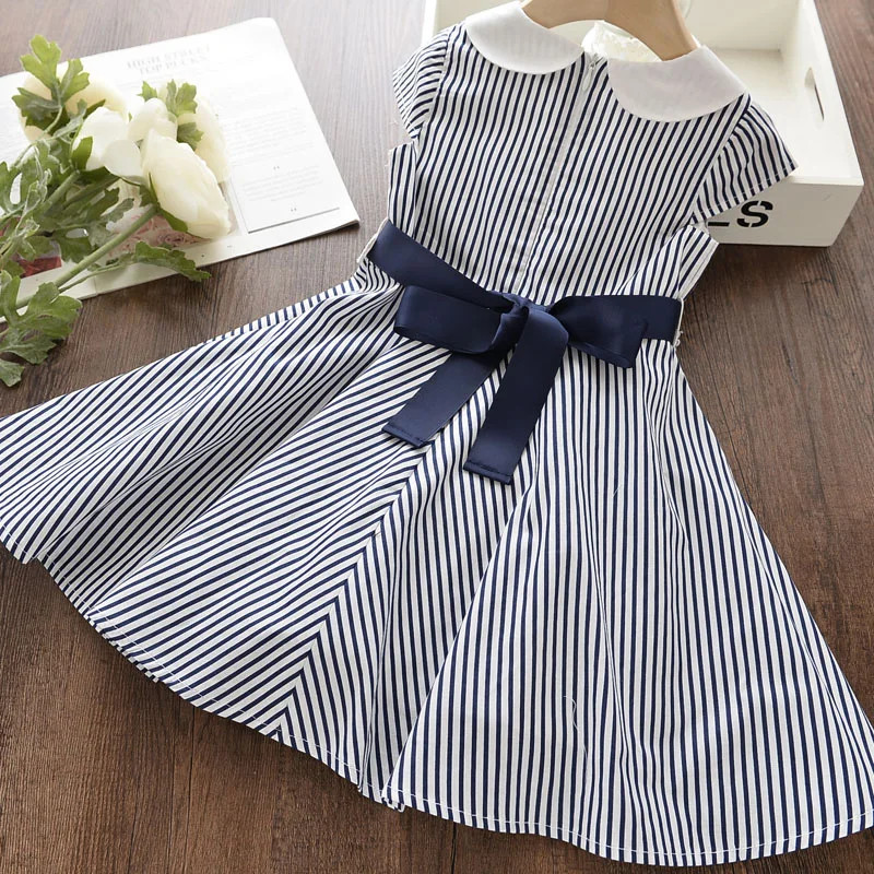 Keelorn/платья для девочек Летнее элегантное платье принцессы с ромашками Вечерние