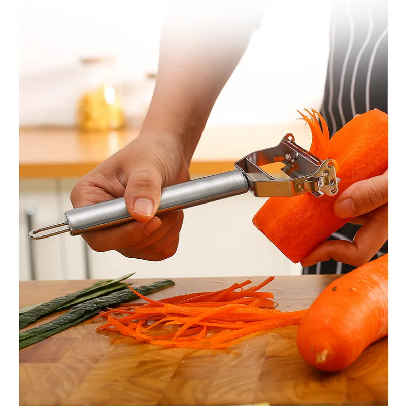 

Cheap Sale! Kitchen Accessories Stainless Steel Paring Knife Fruit Peeler Grater Vegetable Potato Peeler Peeling Tools Special