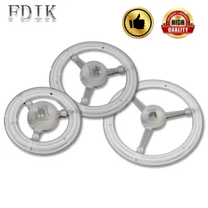 Светодиодный модуль AC 220 В 230 В 240 В 12 Вт 18 Вт 24 Вт 36 Вт потолочный светильник освещения замените источник удобно Установка потолочные светильники