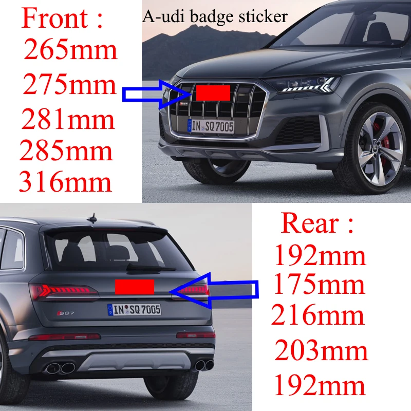 Новинка Стайлинг автомобиля 4 кольца 3D ABS пластик черный хром Карбон гриль