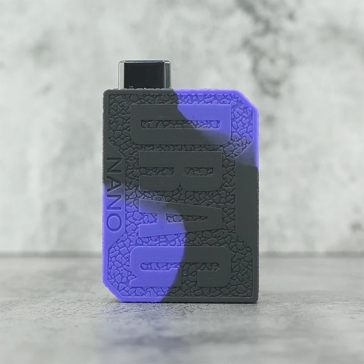 50 шт. защитный силиконовый чехол для VOOPOO Drag NANO Mod Vape kit текстура кожи резиновый