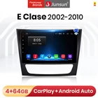 Автомагнитола Junsun V1 Pro, мультимедийный проигрыватель на Android 10,0, 4 Гб ОЗУ, 64 Гб ПЗУ, с GPS-Навигатором для Mercedes Benz E Class 2002-2010, без dvd, типоразмер 2DIN