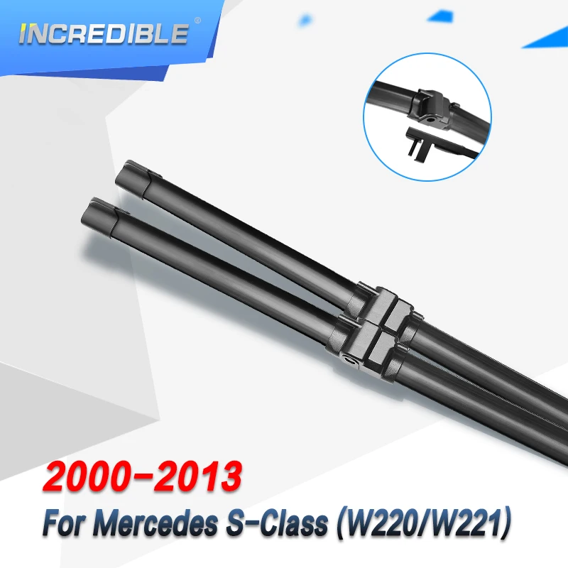

INCREDIBLE Wiper Blades for Mercedes Benz S Class W220 W221 S250 S280 S300 S320 S350 S400 S420 S430 S450 S500 S600 S55 S63 AMG