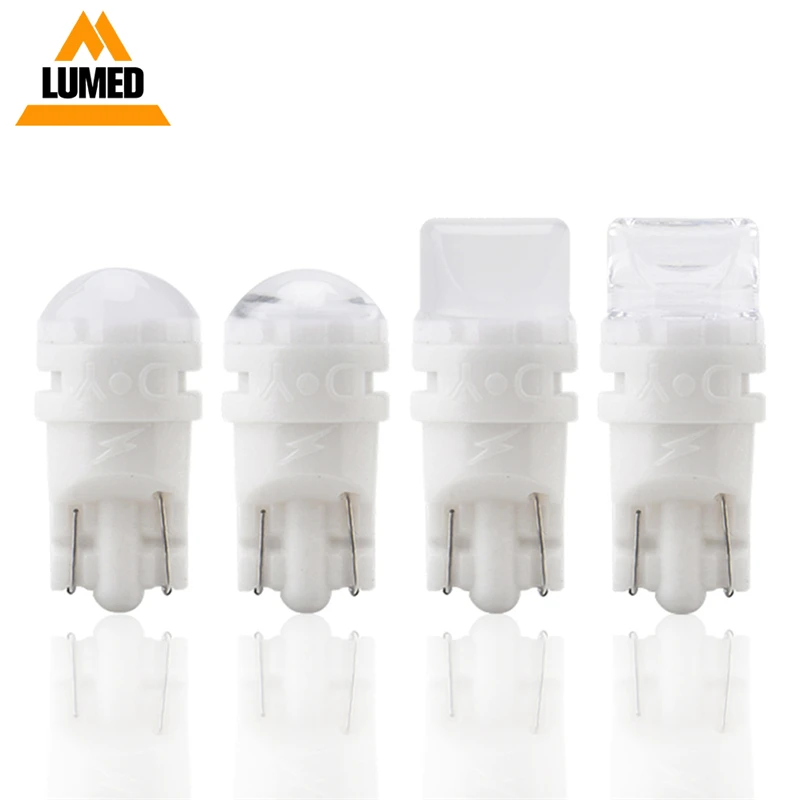 

500 шт. T10 светодиодный лампочка W5W светодиодный автомобильный DRL 2835 SMD 194 168 PC чехол подсветка для чтения интерьер Авто Лампа 12В