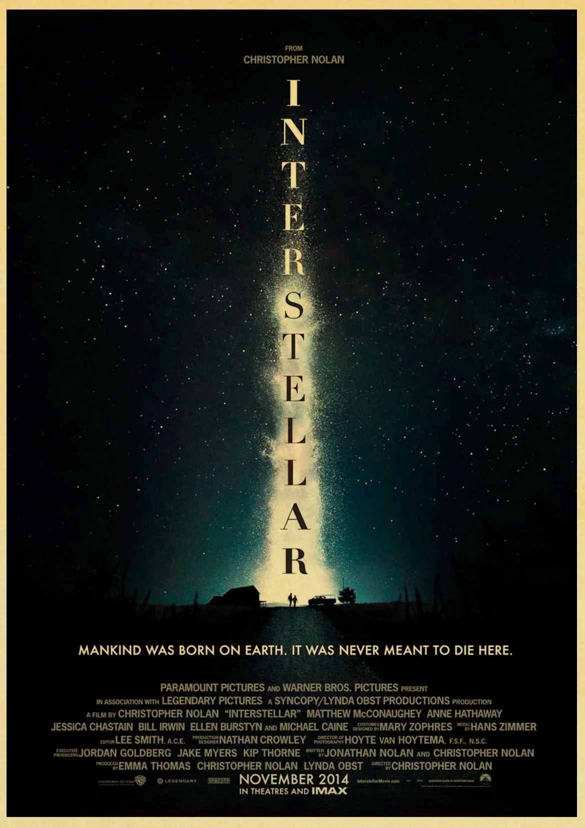 

24Style Choose Classic Movie Interstellar Art Silk Print Poster 24x36inch