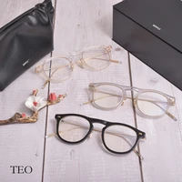 gm 2021 new fashion titanium optics glasses frame women men gentle teo women men prescription eyeglasses frames monster