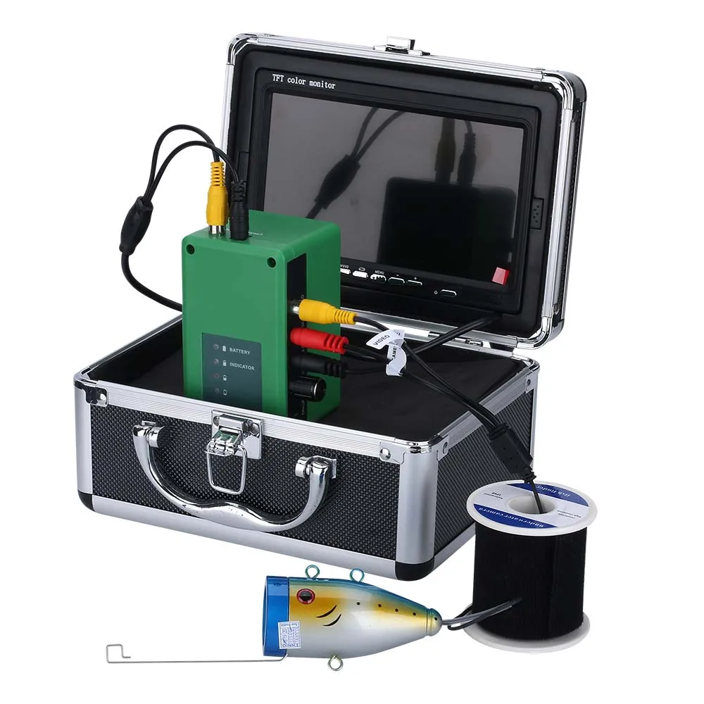 Fish Camera 7&quot Monitor Finder HD 1000TVL Underwater Fishing Ice Lake for Video Recording DVR Fishfinder | Безопасность и