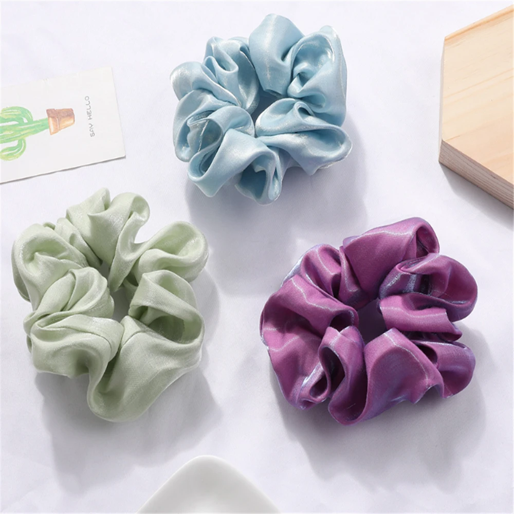 

Fashion Women Hair Accessories Lady Ponytail Solid Color Rubber Elastic Hair Band Hair Holder Rope Bands